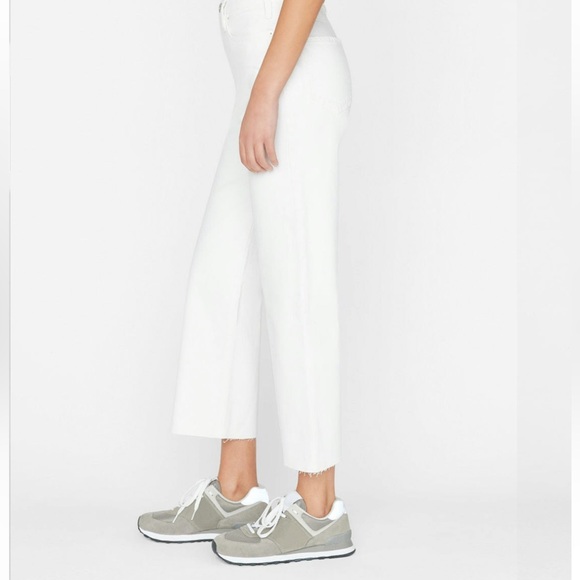 NWT FRAME DENIM LE JANE HI-RISE STRAIGHT FIT SIZE 30 IN BLANC - Picture 6 of 14